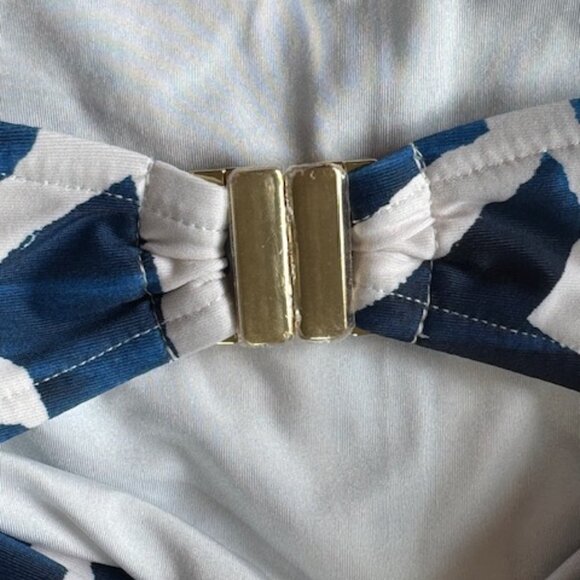 Milly - Betsy Ocean Puzzle Bandeau One-Piece Size Small - Picture 7 of 11